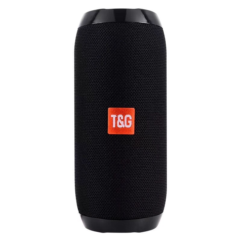 YABA Powerful Portable Speakers Bluetooth Speaker Column Wireless Speaker with LED Night Light TF FM Radio Boombox Built-in Mic: tg117 black