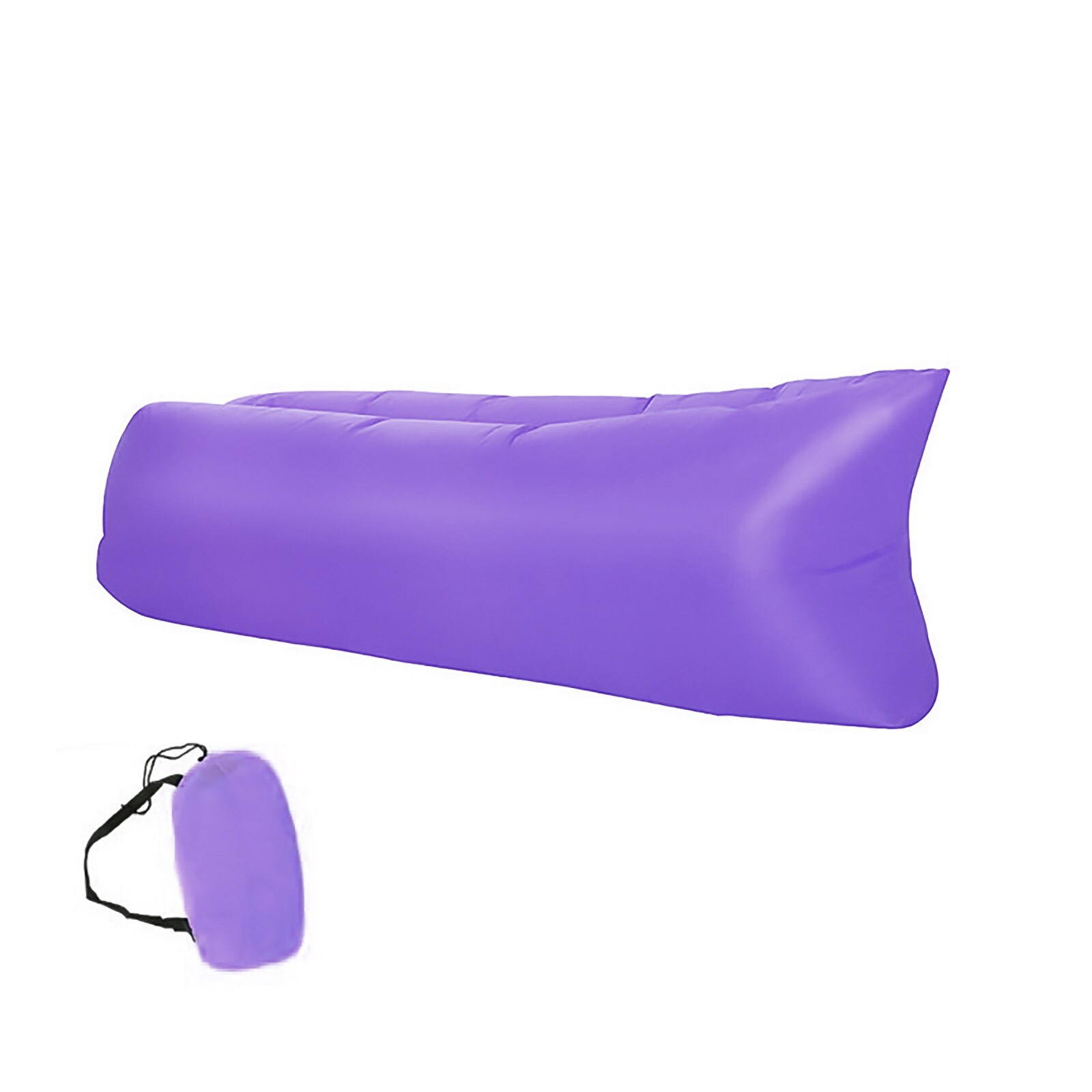 Opblaasbare Slaapzak Slaapzak Luchtbed Kussen Camping Opblaasbare Luie Sofa Tas Ultralichte Down Seizoen Air bed: violet