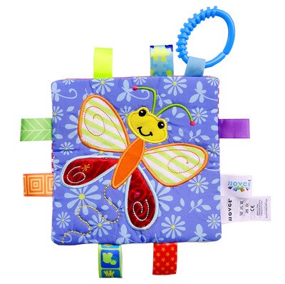 Pasgeboren Baby Hand Grijpen Bijtringen Handdoeken Leuke Dieren Baby Sussen Handdoek Speelgoed 12 Shape Kids Baby Schoonmaken Bijten Zakdoek: Clear