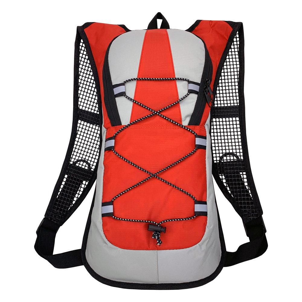 Lauf-Hydrationsweste - Leichter Isolierter Hydrationsrucksack mit Stauraum für Radfahren, Wandern, Laufen, Klettern, Camping: rot FARBE