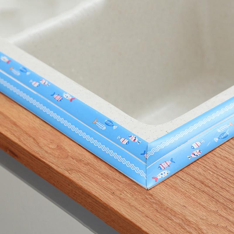 Keuken schimmelwerende pasta gootsteen aanrecht waterdichte stickers zelfklevende badkamer afdichtstrip lijmstrip