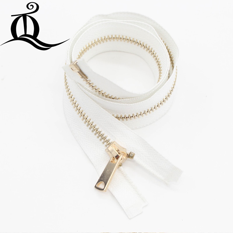 High 65cm 5# 1pcs/lot brown DIY tools zipper,Metal Zipper for Sewing zip Garment Accessories Jeans Zippers Cremalleras