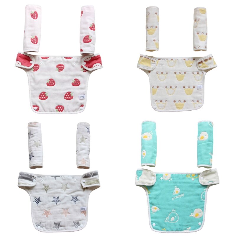 Bavoir porte-bébé, housse de protection, serviette de salive, tissu de rot d'alimentation L9CD