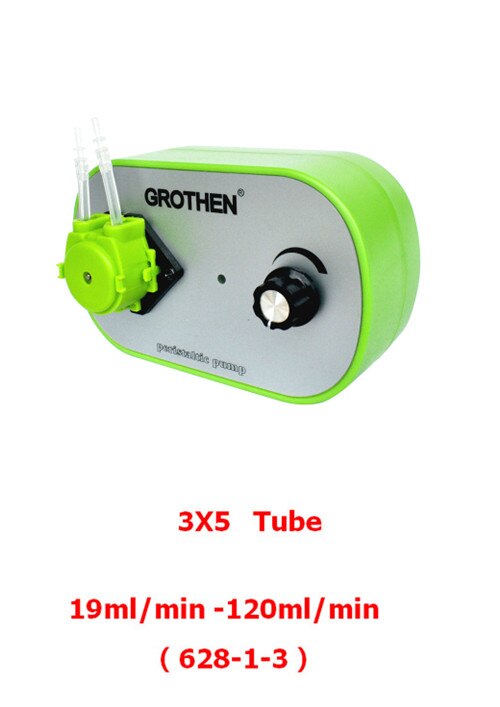 Peristaltic Pump Dosing Pump Flow Rate Adjustable, Easy Use GROTHEN 4ml/min to120 ml/min G628-1: 12V / AU