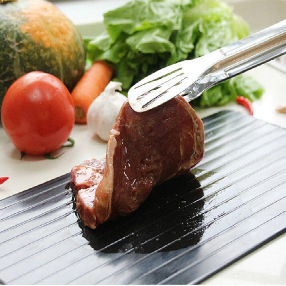 Quick Thawing Board Fast Defrosting Board Defrost Tray Thaw Frozen Food Meat Fruit Rapid Defrost Plate 3mm Defrosting Table