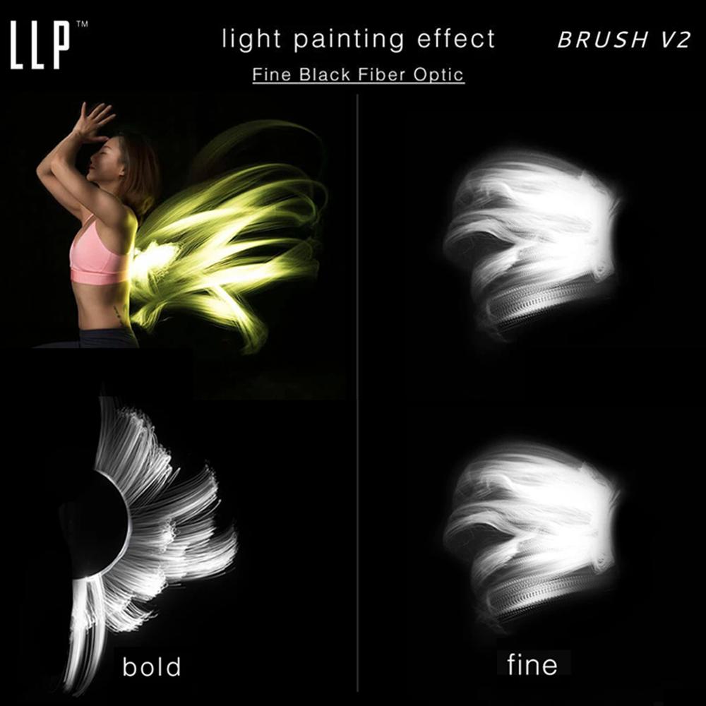 Black Fiber Optic brush module for Light painting,portrait photography,Hand drawn stick,Graffiti Streamer photography