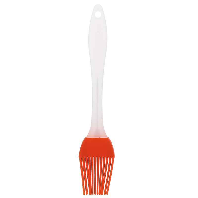 1 x pensel silikon bakning bakeware bröd kockborstar bakverk olja bbq basting borste verktyg: Orange