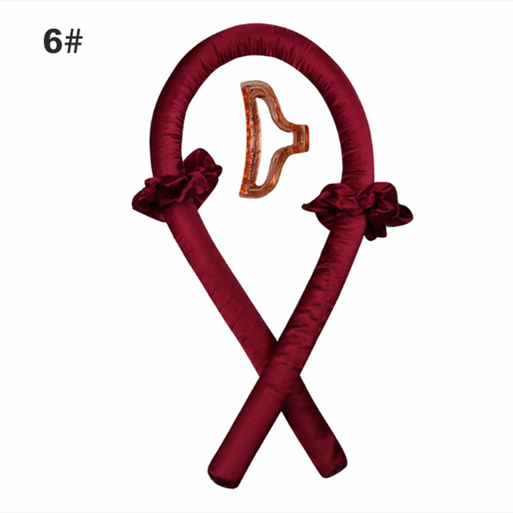 Heatless Hair Curlers For Long Hair To Sleep In Overnight No Heat Silk Curls Headband Ribbon and Flexi Rods for Hair Accessories: 06