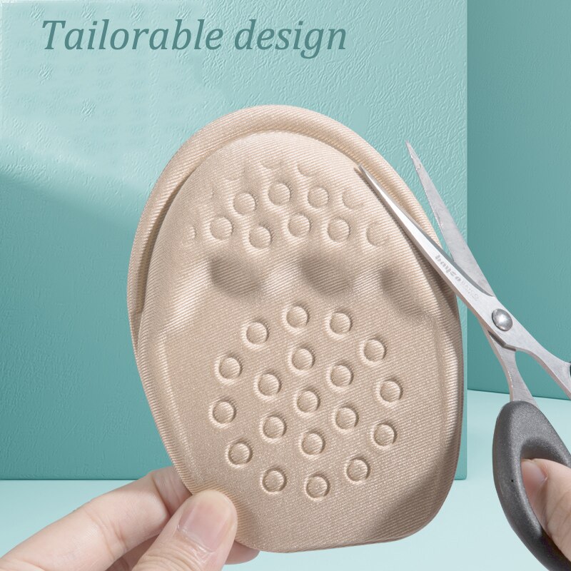 1 paar Einlegesohlen für Schuhe Einsätze Vorfuß Einsatz Sohle Kissen Reduzieren Schuh Größe Füllstoff Frau High Heels Schmerzen Relief Schuh pads