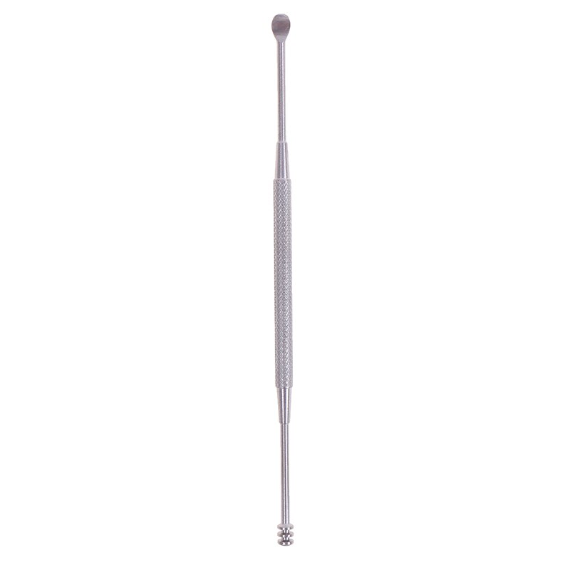 1Pc Double-Ended Rvs Spiraal Oor Pick Lepel Oor Wax Verwijderen Cleaner Oor Tool Multi-Functie draagbare