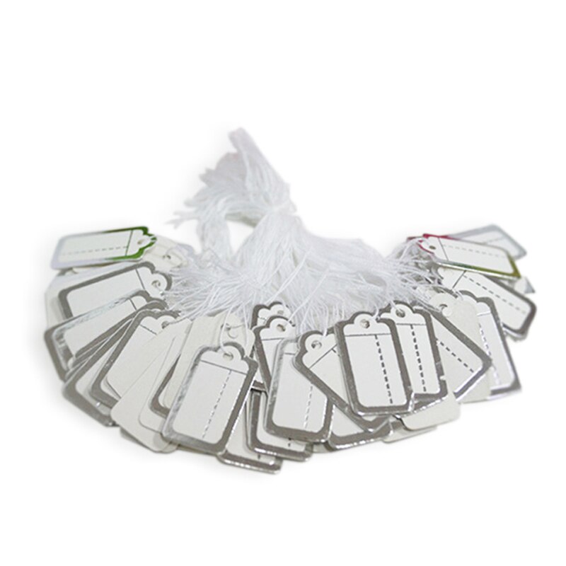 Etichetta in carta al dettaglio in oro argento promozione etichetta a prezzo incassato gioielli con etichetta a punta etichetta in stoffa accessori per gioielli prezzo da pagare
