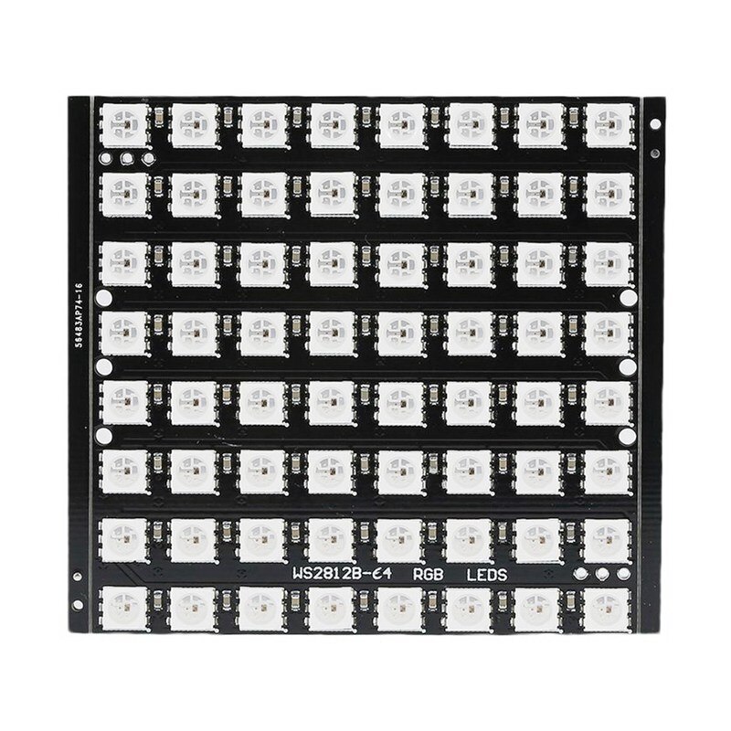 8x8 64 LED Matrix WS2812 LED 5050 RGB Full-Color Driver Board For Arduino