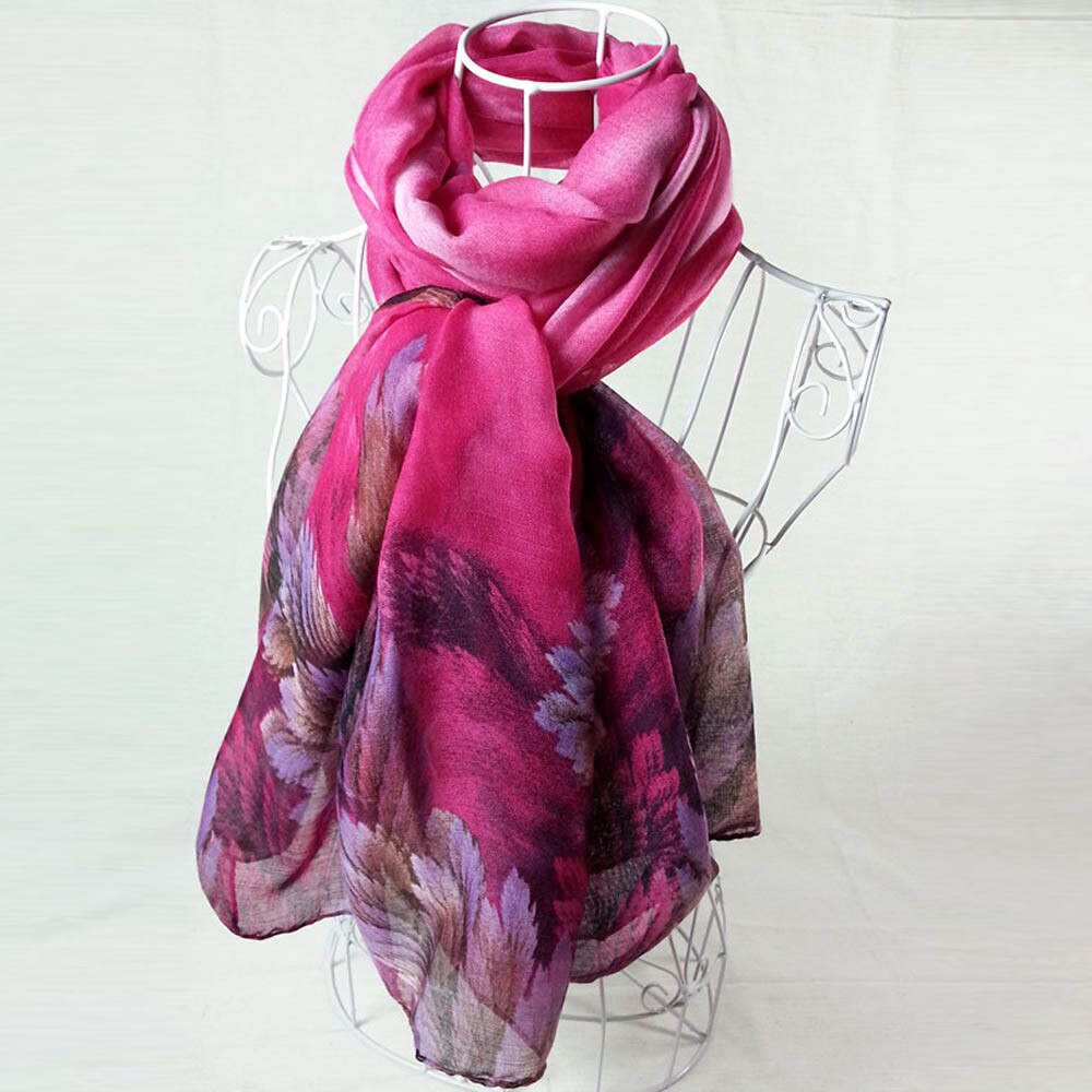 Zomer Zijde Foulard Sjaals Afdrukken Sjaal Dames Luxe Strand Sjaal Bandana Strand Top Jurk Flamingo Sjaals