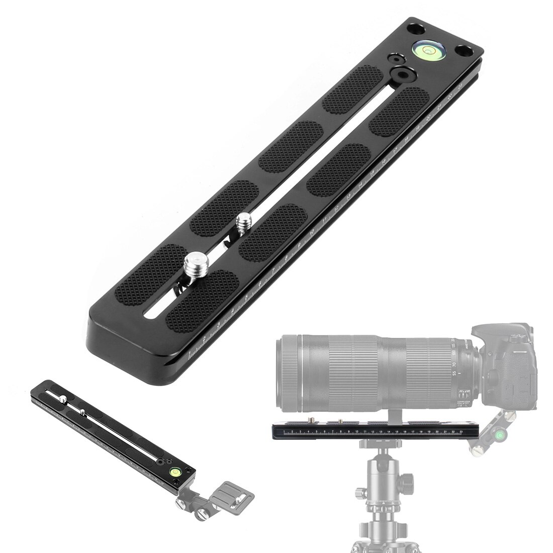 Supporto per obiettivo Zoom teleobiettivo lungo staffa a sgancio rapido pieghevole a scomparsa supporto per messa a fuoco della fotocamera per piastra svizzera Manfrotto Arca