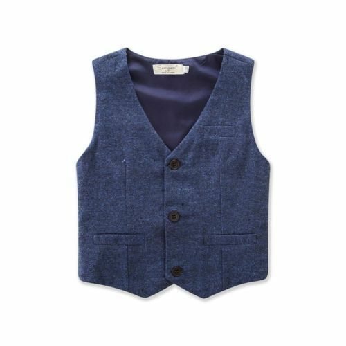 Tout Gentleman bébé garçon vêtements 3 pièces ensemble noeud papillon gilet t-shirt pantalon costume ensembles