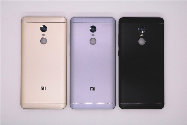 Spare Parts Back Battery Cover For Xiaomi Redmi Note 4X 32GB(Snapdragon 625) Side Buttons + Camera Flash Lens Replacement