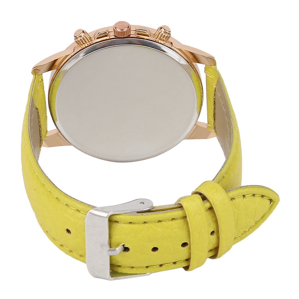 Merk unisex heren casual stijlvol romeinse cijfers imitatieleer quartz horloge montre horloges relojes mujer