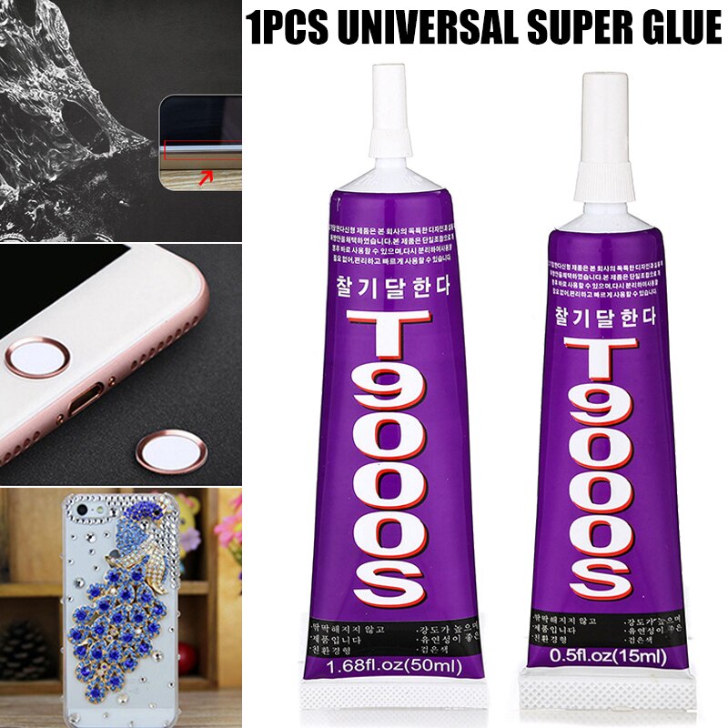 T9000 Transparent Adhesive Multi-Purpose Glue Paste Suitable for Cell Phone Glass Wooden Jewelery Paper Ceramics Wood UY8