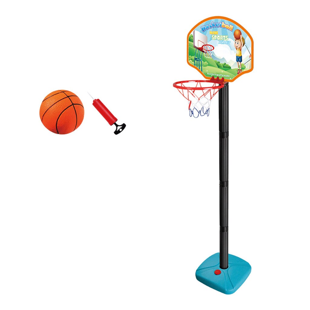 Liftable Indoor Cardboard Shooting Toys Children's basketballs hoop Adjustable Portable Outdoor Baby Kids Play Sets: E