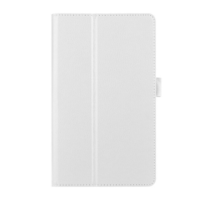 Funda magnética de cuero PU para Sony Xperia Z1, carcasa protectora con soporte para tableta de 10,1 pulgadas y película de: white