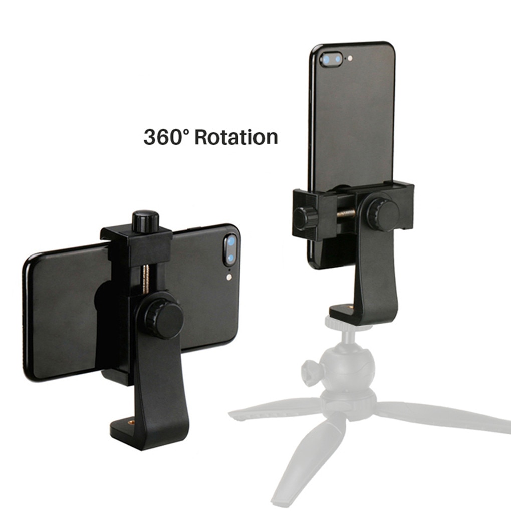 Evrensel telefon Tripod dağı adaptörü cep telefonu kesme standı dikey 360 derece ayarlanabilir tutucu iPhone 11 Samsung s10 s20