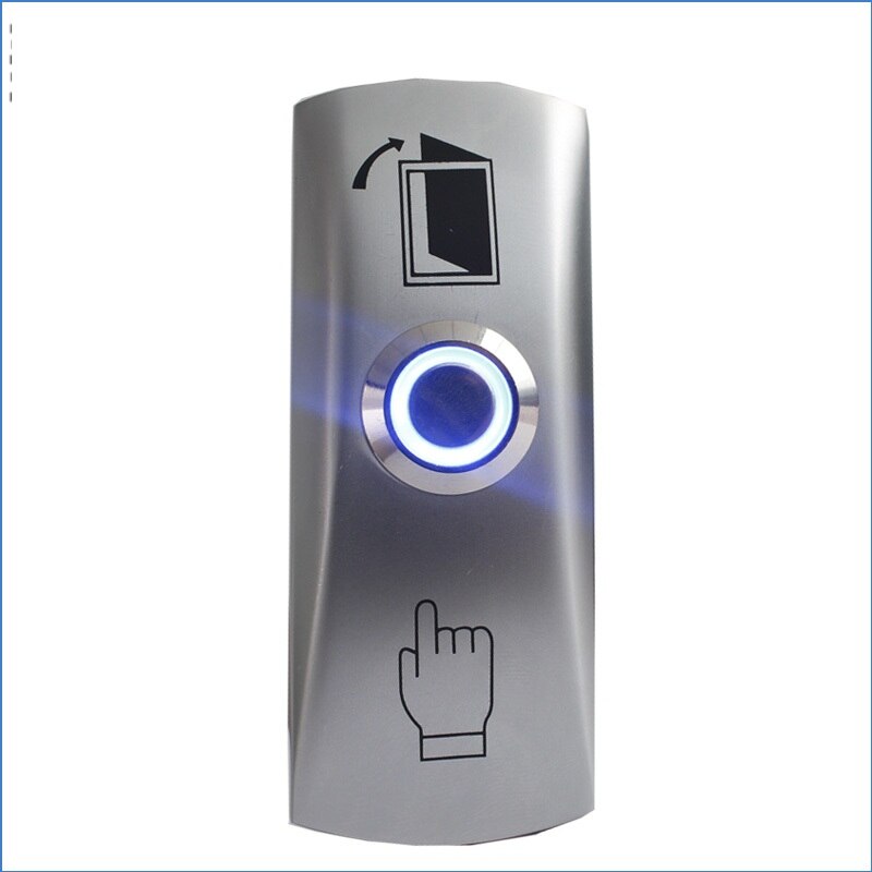 Exit button for Access control zinc alloy Material the Bottom Box Door Push Exit Door Release Button Switch: 1405A