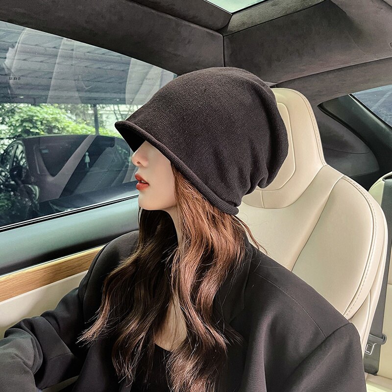 Hoeden Mutsen Voor Mannen Vrouwen Unisex Herfst Zomer Beanie Katoen Effen Kleur Elastische Bonnet Hip Hop Baggy Cap Man Vrouw dunne