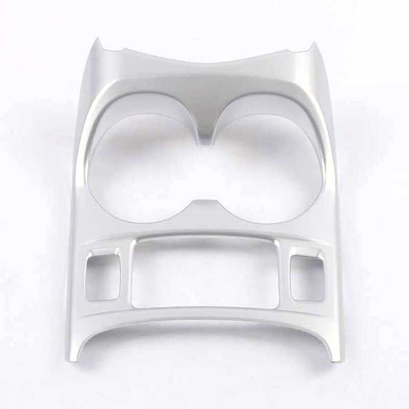 Chrome For Nissan Qashqai J11 ABS Carbon Look Water Cup Holder Cover Frame Trim accessories