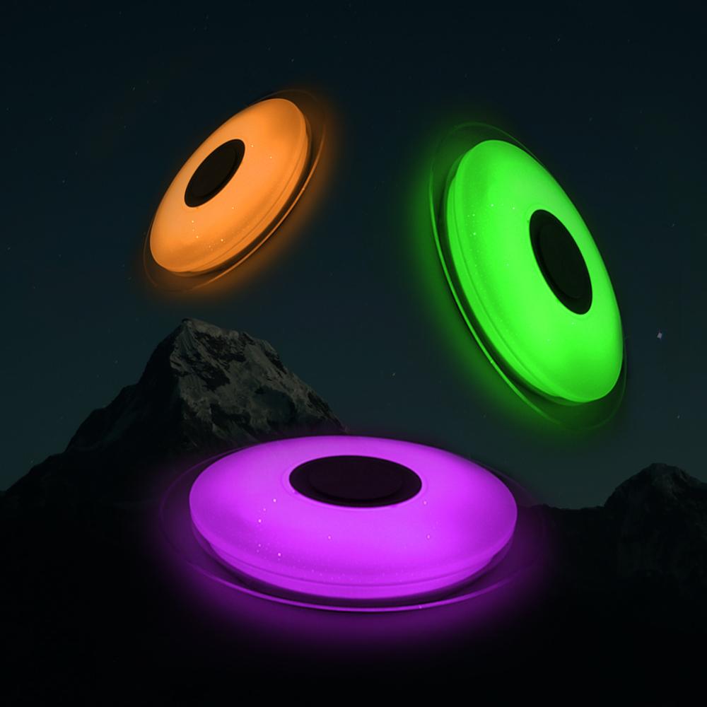 RGB Mordern LED Ceiling Light Dimmable 220V APP Remote Control Bluetooth & Music Speaker Colorful bedroom living room Smart Lamp