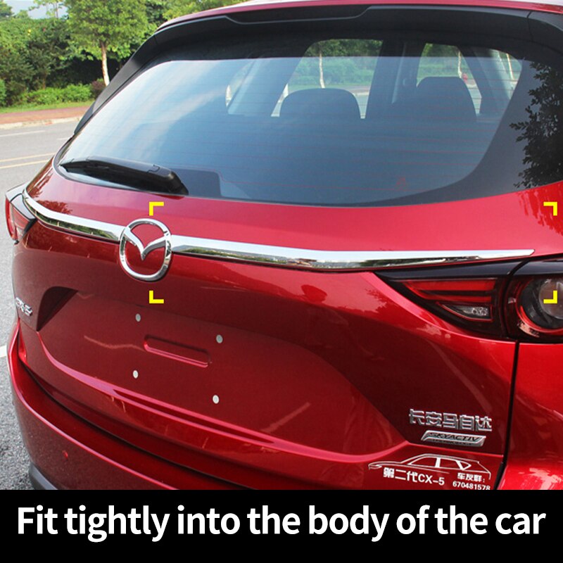 Car Trunk Trim Strip Tailgate Trim Car Stainless Steel Trim Strip