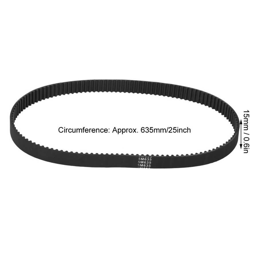 Timing Belt 635-5 Low Noise Electric Scooter Timing Drive Belt Rubber Wear Resistant Safe Using Electric Scooter Accessories