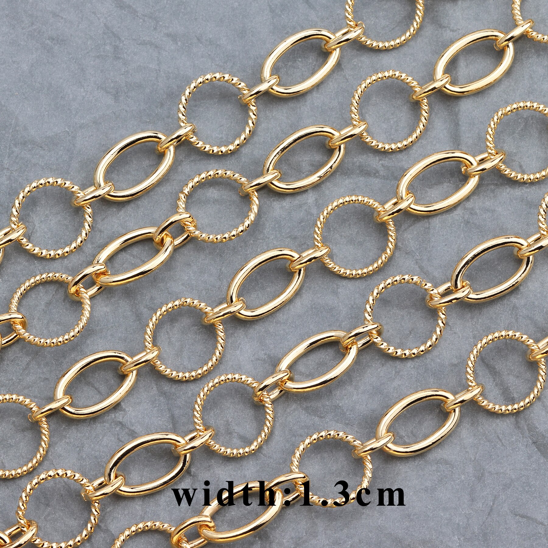 YEGUI C54,18k gold plated,0.3 microns,jewelry accessories,goldon chain,jewelry making,jewelry findings,diy chain necklace,1m/lot