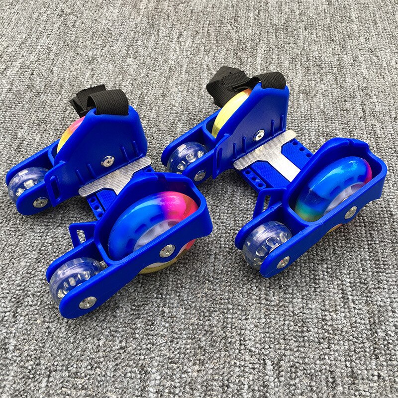 freundlicher Sport 4 Räder Rolle Beleuchtet Blinkende LED Räder Ferse Schlittschuh Rollen Rollschuhe Schuh Blinkende Rollschuh Schuhe freundlicher