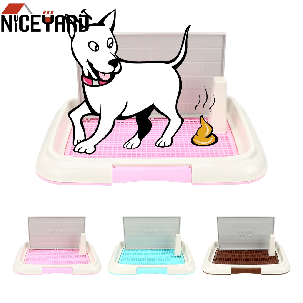 NICEYARD chien toilette pot chiot litière bac pipi formation toilette pour animaux de compagnie toilette facile à nettoyer bassin de lit treillis produit pour animaux de compagnie
