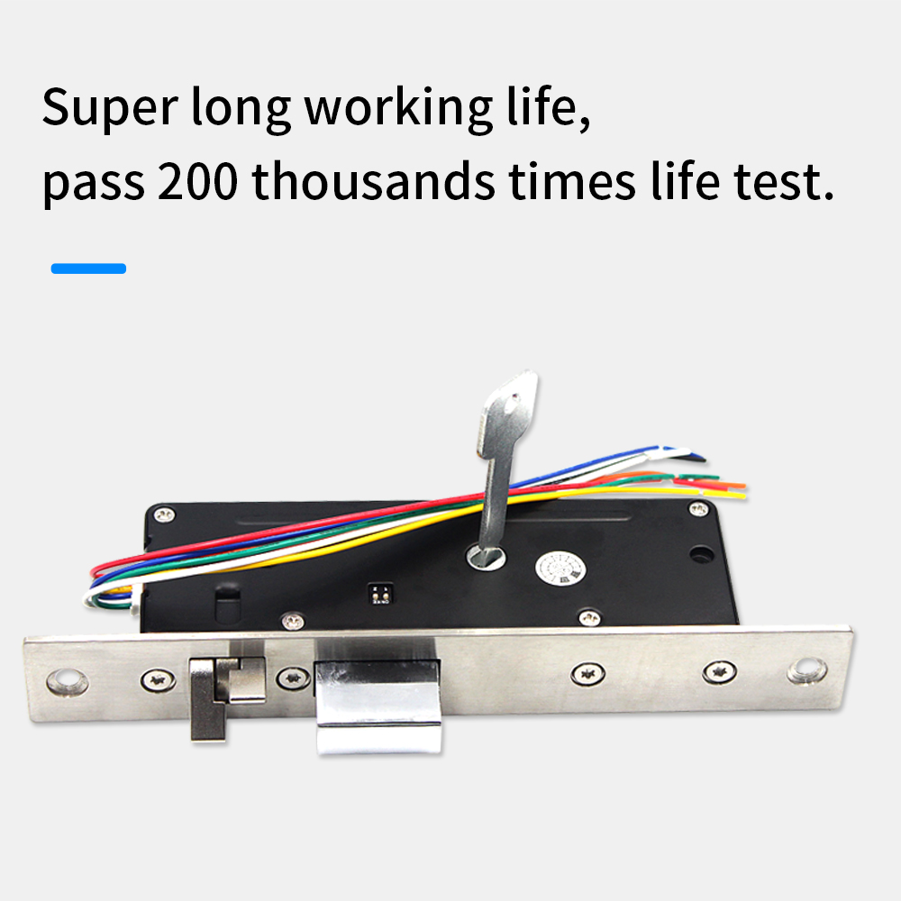 mislykkes sikre stum elektrisk motorlås elektronisk rigellås med nøkkel intelligent kontroll dørkontakt magnetisk deteksjon deadbolt