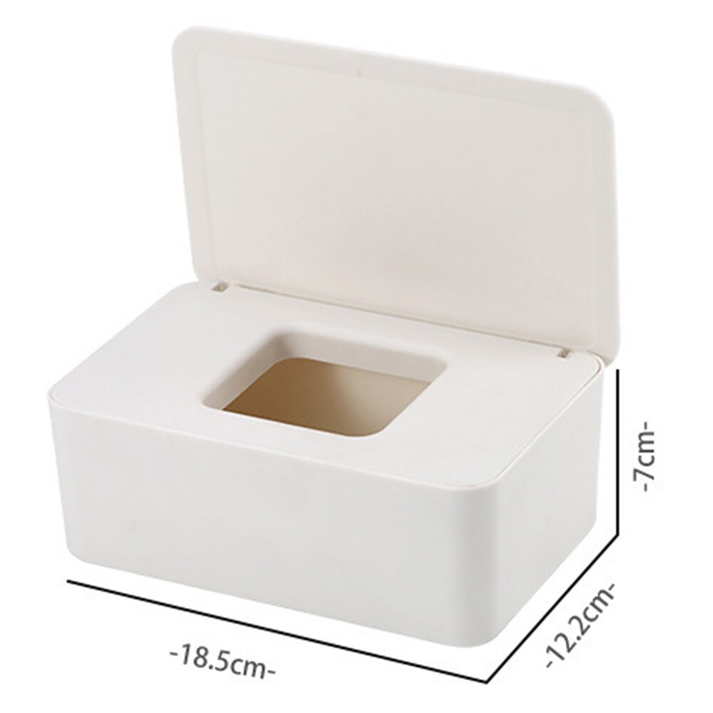 Tissue Box Dry Wet Paper Case Desktop Wipes Storage Box Napkin Holder with Cover Dry Wet Tissue Paper Case Box For Toilet Paper