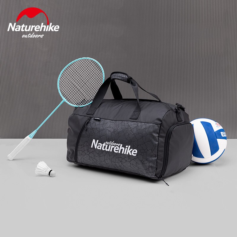 Naturehike sportspose tør-våd adskillelse vandtæt høj kapacitet unisex gym taske svømning opbevaringstaske udendørs camping rejsetaske