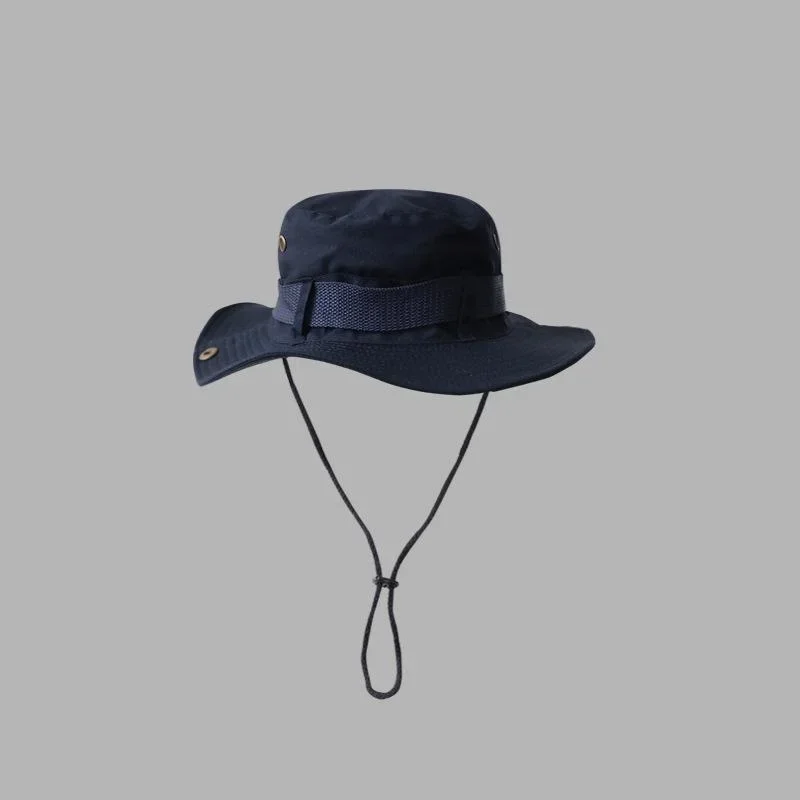 Sun Hats for Men Outdoor Fishing Cap Wide Brim Anti-UV Protection Women Bucket Hat Summer Hiking Fisherman Caps: SKY BLUE