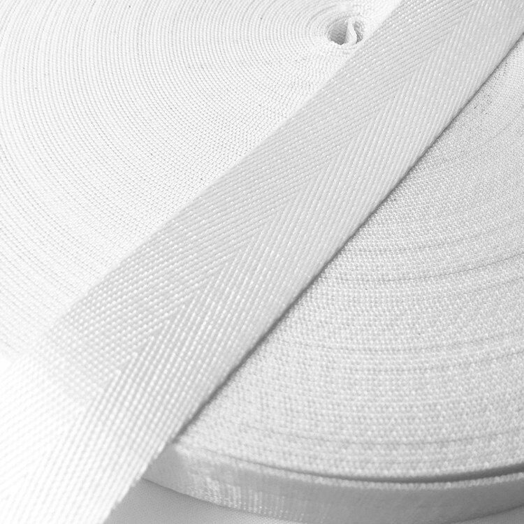 Sangle en Nylon de , 2 mètres, 1 "(25mm), sangle à chevrons, sac à dos, cerclage, sac à coudre, accessoires de ceinture: NICKEL