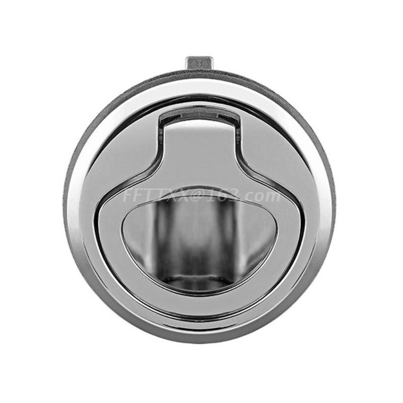 Marine Boat Stainless Steel 2" Flush Pull Hatch Latch For RV Caravan Boat: Without Keys Small