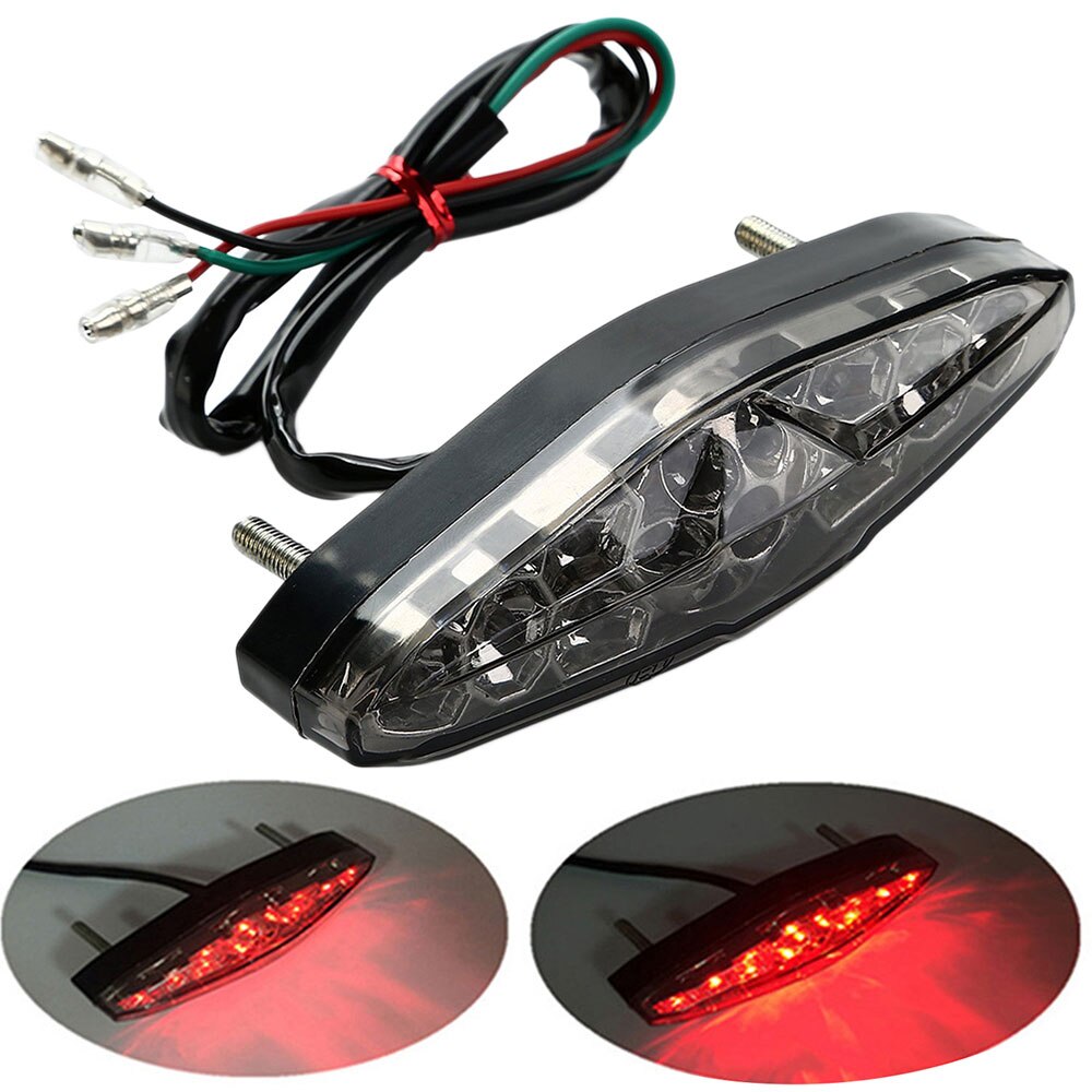 15 Led Motorfiets Achterlichten Stop Licht Lamp Achterlicht Achterlicht Remmen Licht Auto Accessoires Motorfiets Decoratieve Lamp