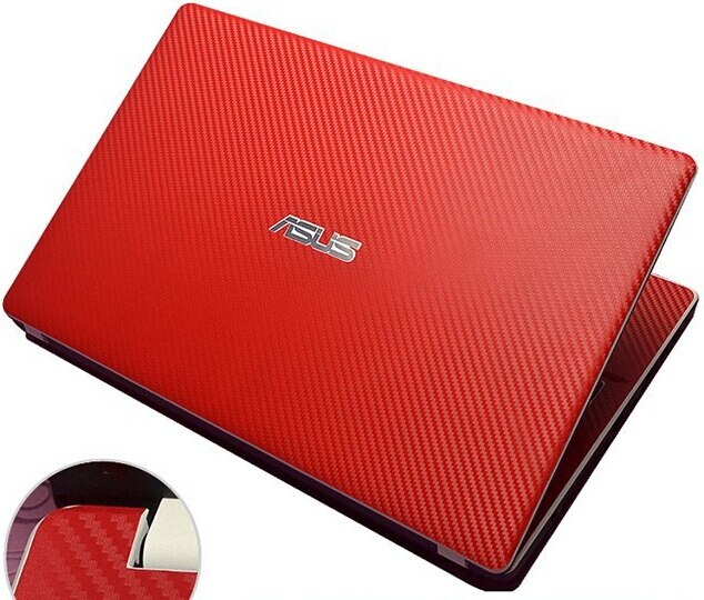 Carbon fiber Vinyl Skin Stickers Cover guard For DELL Latitude 7450 E7450 14-inch: Red Carbon fiber