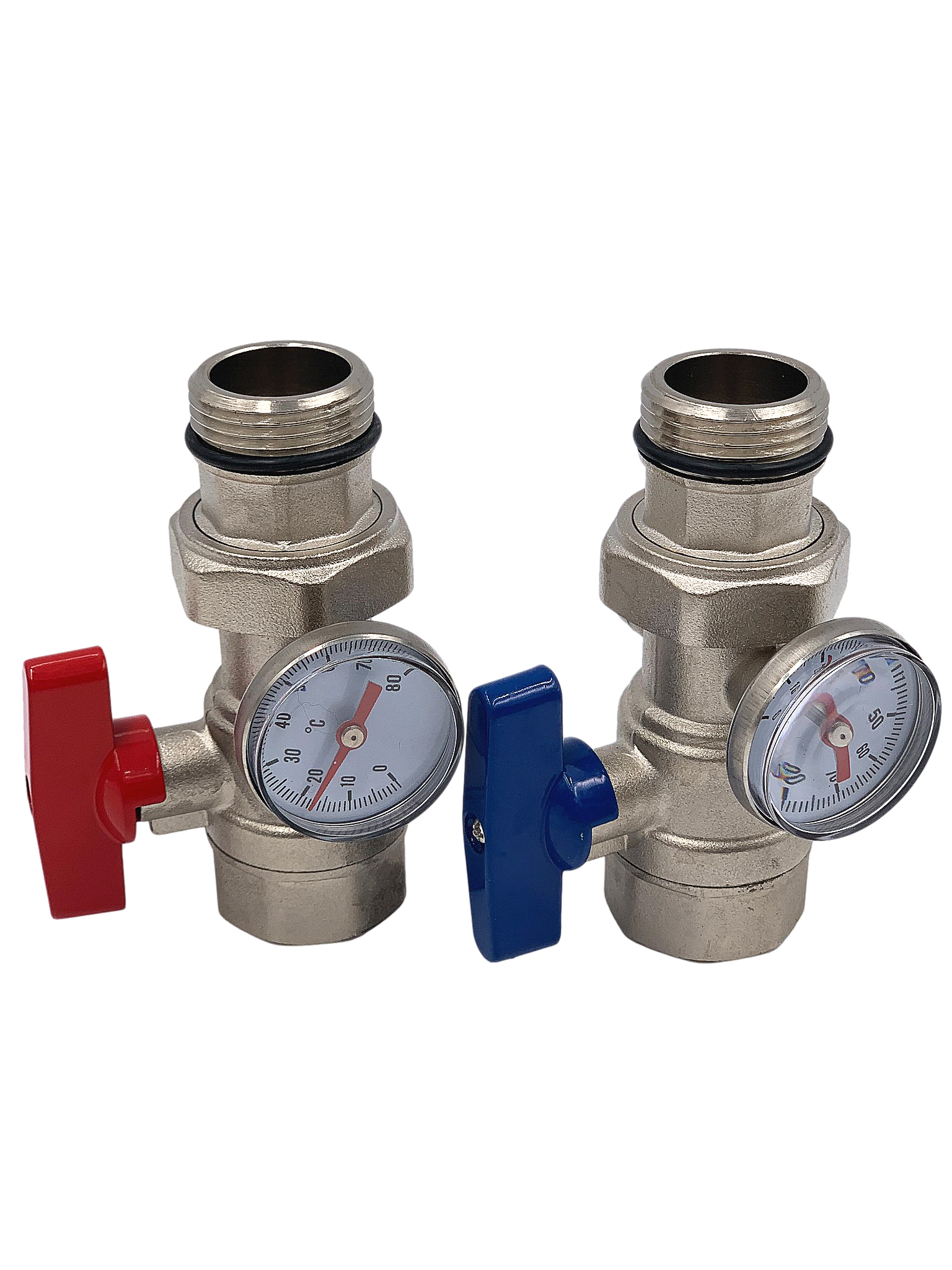 Boden heizung verteiler Ball ventil mit Thermometer Winkel ventil alle Durcheinander
