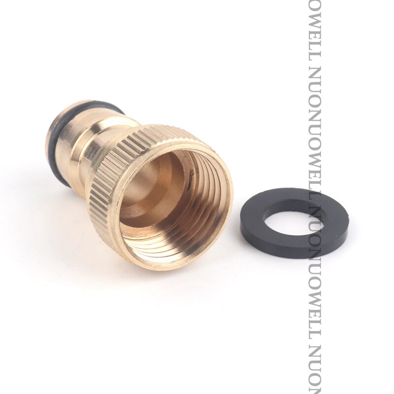 1pc 1/2&#39;&#39; Female Male Copper Quick Connectors Brass Garden Water Connector Irrigation Hose Adaptor With Washer