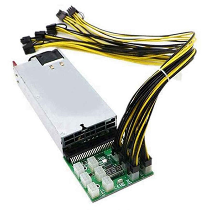 6 Pcs 6 Pin Male Naar 8 Pin (6 + 2) mannelijke Pci-E Pcie Voedingskabel Psu Gpu Pc 60Cm