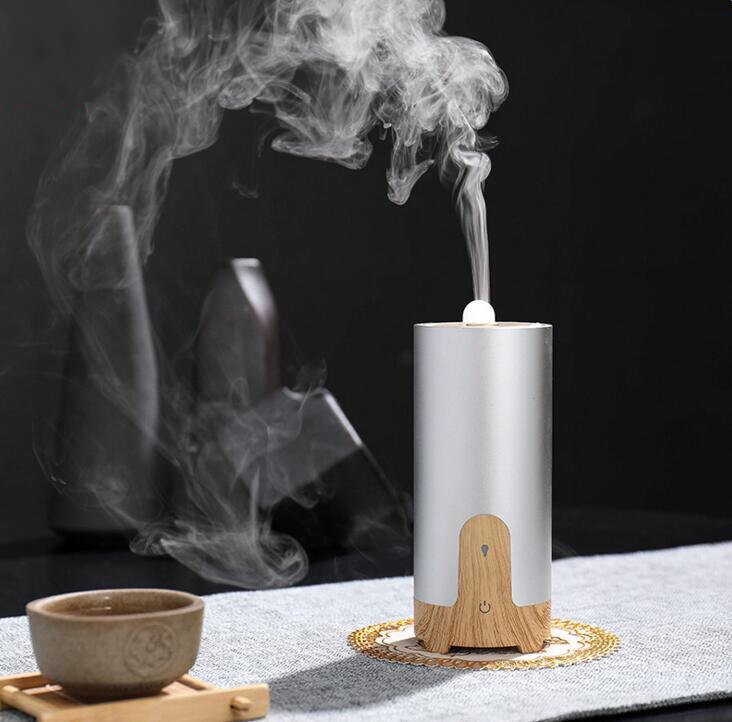 Mini Air Humidifier Wood Grain Diffuser Ultrasonic Air Mist Aromatherapy Purifier USB Vehicle Purification Office Home Tools