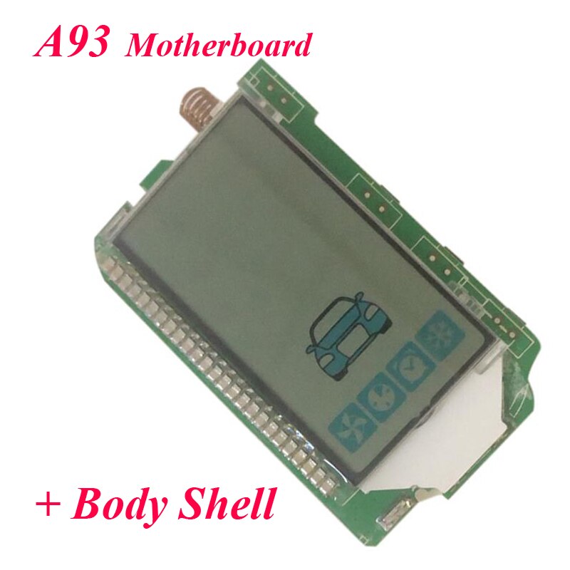 A93 Vertikale LCD Fernbedienung Keychain für Russische Starline A93 Zwei Weg Auto Alarmanlage System Schlüssel kette fob
