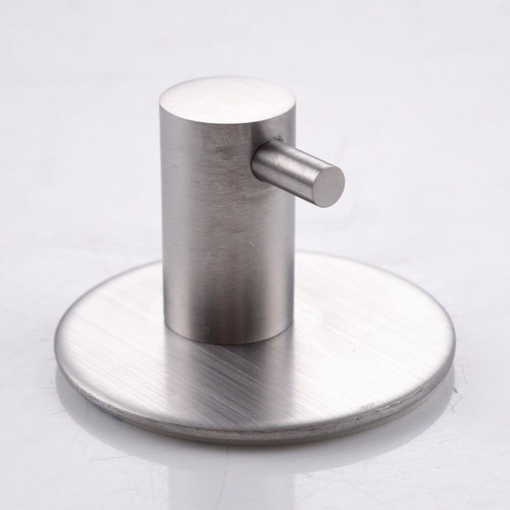 KES A7065 Bathroom Lavatory Self Adhesive Single Coat and Robe Hook, Brushed Stainless Steel