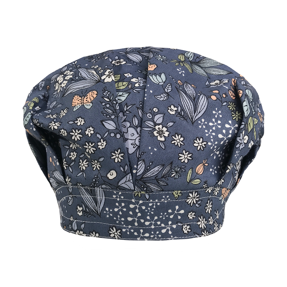 Dyr tegneserie blomsterprint elastisk scrubs hatte dyrebutik laboratorium spa arbejde hat skønhedssalon scrubs fluffy cap: Foto 32005