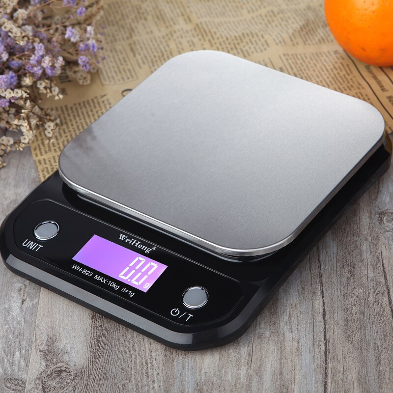 Portable Digital Scale LED Electronic Scales Postal Food Balance Measuring Weight Kitchen Scale Digital Stainless Steel